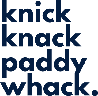 Knick Knack Paddywhack Dog Gear