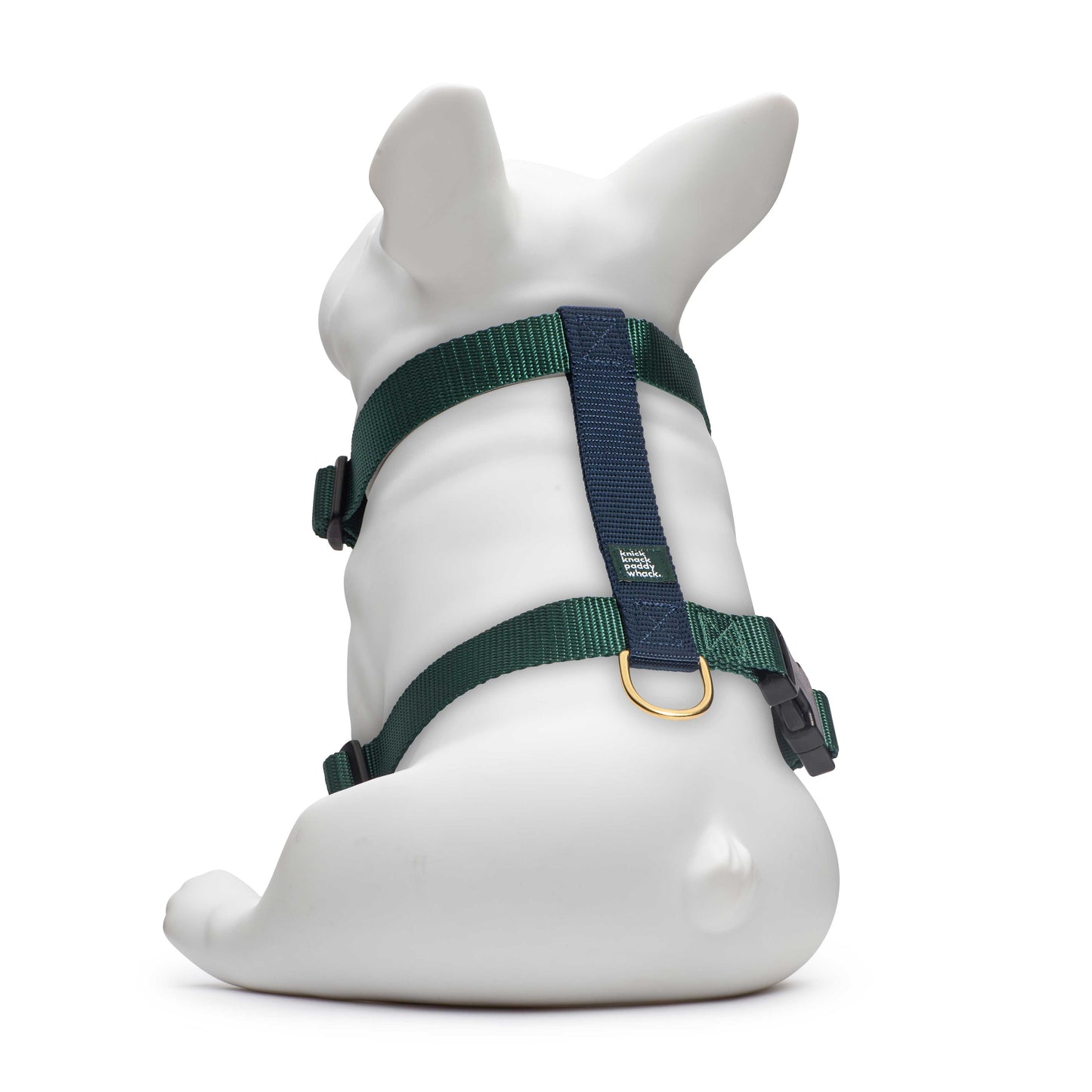 Hunter Green & Navy Harness