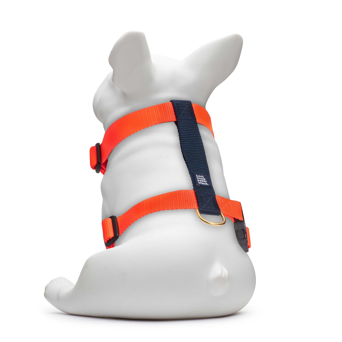 Neon Orange & Navy Harness